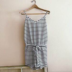 J.Crew Striped Navy/White Romper